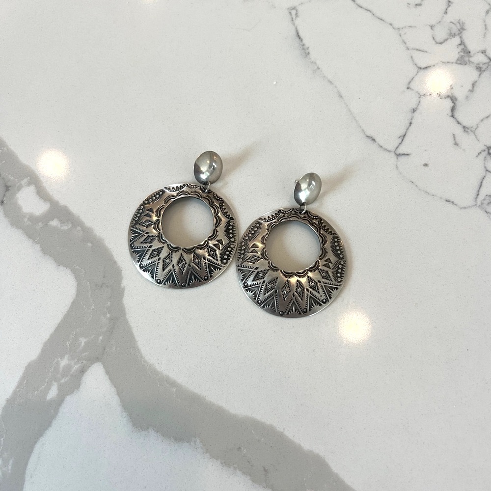Vintage sterling silver earrings